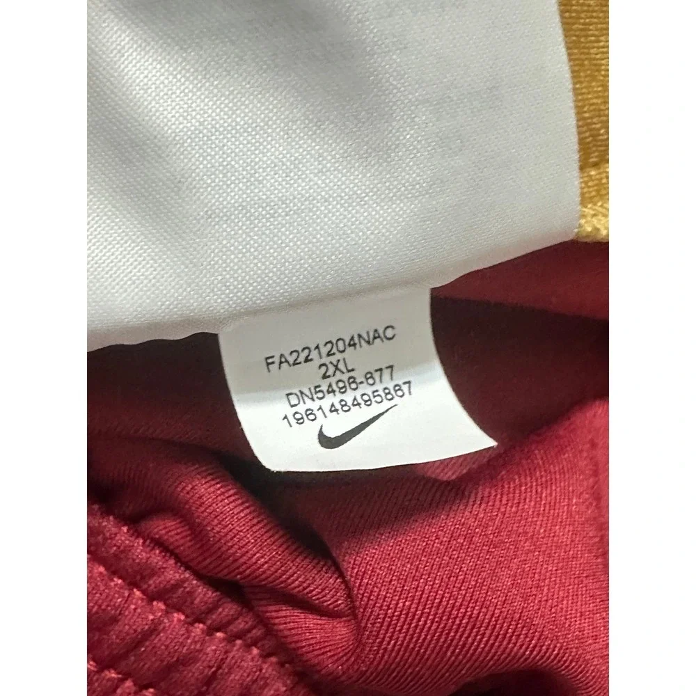 Nike Cleveland Cavaliers NBA Player Issued Warm Up Maroon Tearaway Pants Sz 2XL